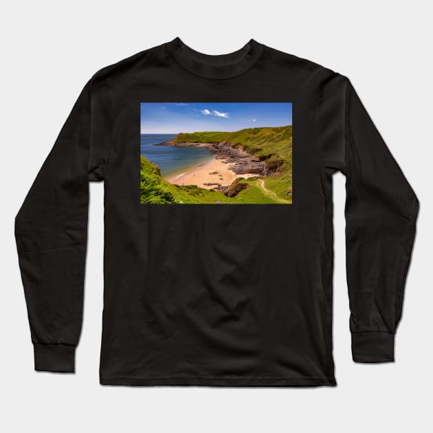 Fall Bay, Gower Long Sleeve T-Shirt by dasantillo